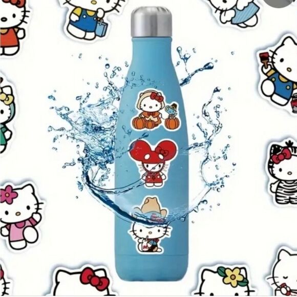 Hello Kitty Sticker Jogging Workout Fitness Self-Adhesive Laptop Luggage Locker - Picture 5 of 5